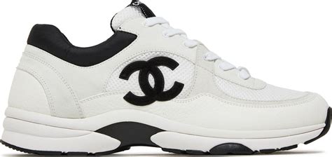 chanel cloth trainers|chanel sneakers black and white.